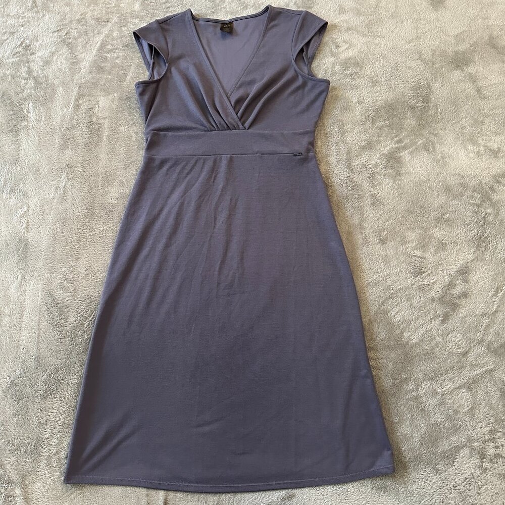REI Cap Sleeve Dress SMALL Purple Crossover Athletic Pickleball Tennis
